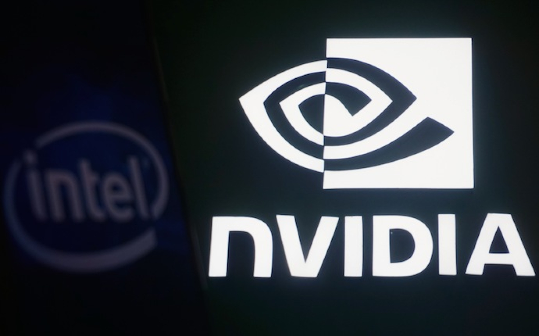 Intel продолжает терять в стоимости на фоне роста Nvidia