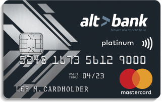 Картка Masterсard Platinum