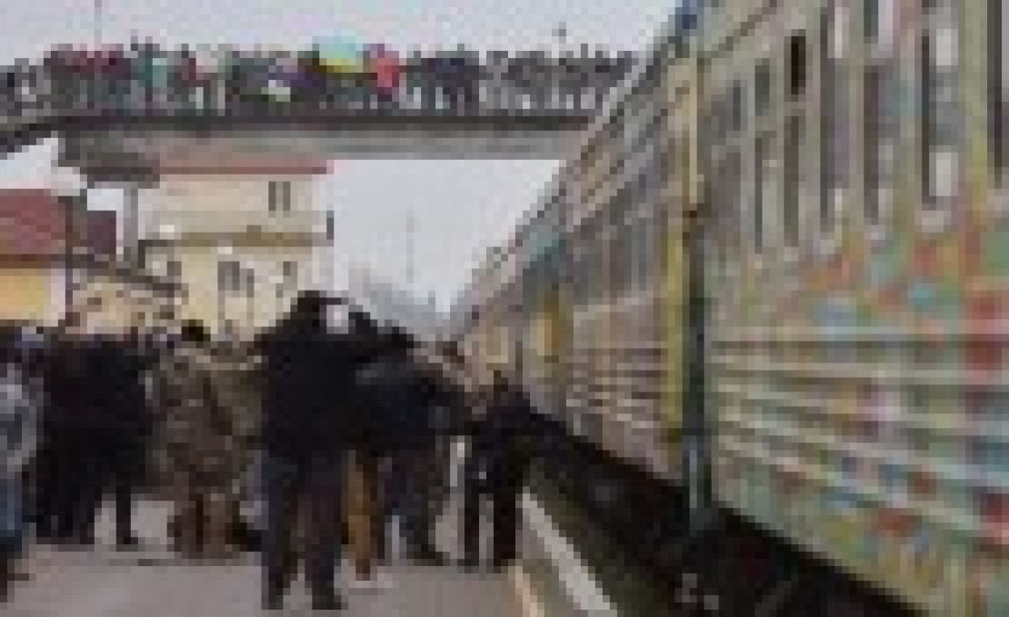 До Херсона прибув перший з початку великої війни поїзд із Києва