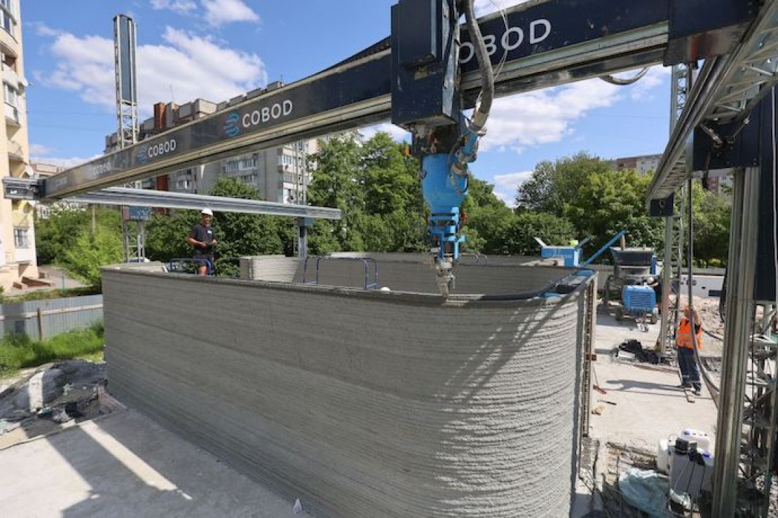 У Львові зводять першу в Європі школу за допомогою будівельного 3D-принтера